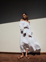Платье женское ваниль