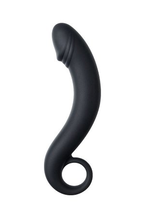 Анальный стимулятор TOYFA POPO Pleasure, водонепроницаемый, силикон, черный, 18 см, ? 3,5 см