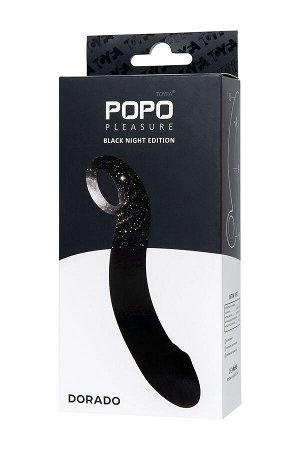 Анальный стимулятор TOYFA POPO Pleasure, водонепроницаемый, силикон, черный, 18 см, ? 3,5 см