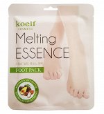 Тканевая маска - носочки для ног с маслами и экстрактами Koelf Melting Essence Foot Pack, шт