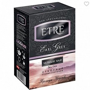 «ETRE», earl Grey чай черный среднелистовой с бергамотом, 100 г