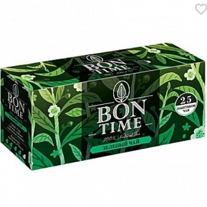 «Bontime», чай зелёный, 25 пакетиков, 50 г