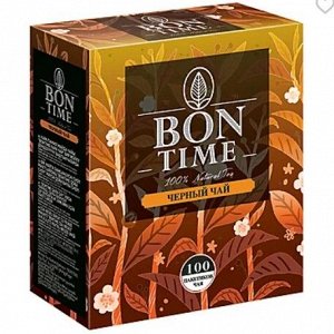 «Bontime», bontime чай черный, 100 пакетиков, 200 г