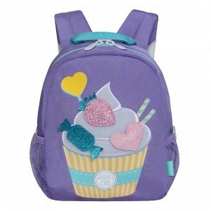 Рюкзак для дошкольников, для девочки, сиреневый