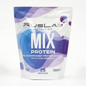 Протеин RusLabNutrition MIX Protein 70% Ванильное мороженое, спортивное питание, 800 г