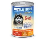 Конс. для собак 400г.&quot;Petlunch&quot; желе БАРАНИНА+ПОТРОШКИ  *9шт.
