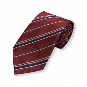 Жаккардовый галстук для парней, цвет красный + синий