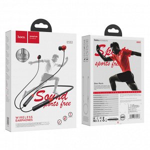 Наушники беспроводные HOCO ES53 Coolway SPORT Bluetooth 100 мАч черный