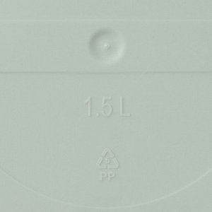 Горшок для цветов с поддоном Saffron, 1,5 л, d=14,6 см, h=13,5 см, цвет светло-зелёный