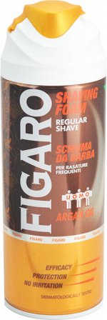 Пена для бритья Figaro Аргановое масло, муж., 400 мл