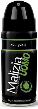 Дезодорант спрей Malizia Uomo Vetyver, мужской, 150 мл