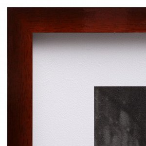 Картина "Красный зонт на мостовой" 70х70(74х74) см