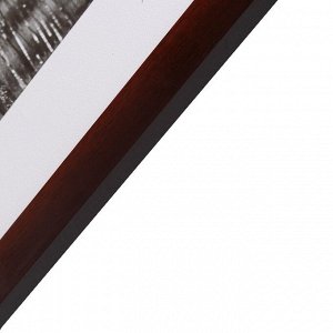 Картина "Красный зонт на мостовой" 70х70(74х74) см