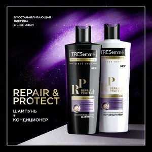 TRESemme восстанавливающий шампунь repair & protect, уменьшает ломкость и восстанавливает волосы 400 мл