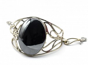Браслет из гематита " Овал ", 17,5см.