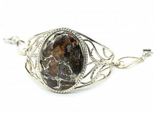 Браслет симбирцит " Овал ", 18,5 см.