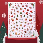Наклейки для ногтей «Merry Christmas»