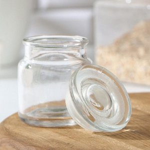 Баночка стеклянная для специй «Вкус жизни», 100 мл, 6*6,5 см