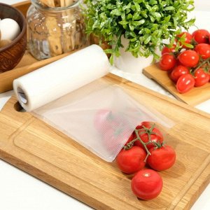 Пакеты для вакууматора, рифленые, в рулоне, 15x500 см