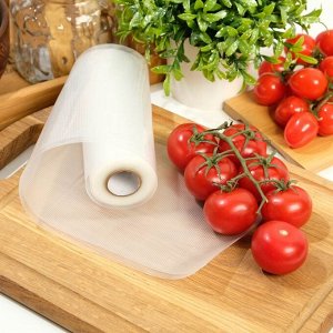 Пакеты для вакууматора, рифленые, в рулоне, 15x500 см