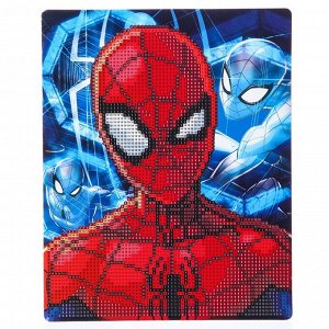 Алмазная мозаика для детей, 20 х 25 см "Супер герой", Человек-Паук