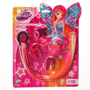 Подарочный набор аксессуаров для волос, розовый "Блум", WINX