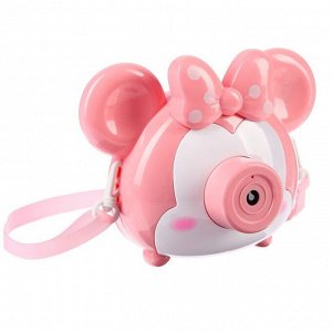 Мыльный фотоаппарат, Микки Маус, розовый