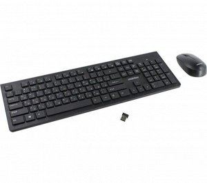 Комплект клавиатура+мышь мультимедийный 206368AG-K черный (SBC-206368AG-K) /20