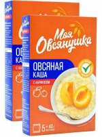 Моя овсянушка каша б/п с абрикосом 5*40гр. 1/6 №544