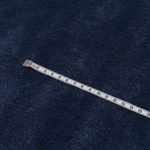 Ткань на отрез кулирка R2009-V2 Джинс цвет синий