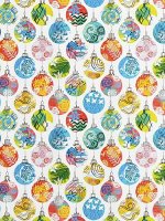 Бумага оберточная Новогодняя сказка для сувенирной продукции в рулонах, с полноцветным декоративным рисунком, плотность 90 г/м2 / 100х70 (погрешность см
