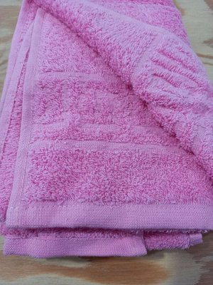 Махровое полотенце 50*90 см хлопок цвет Розовая бегония