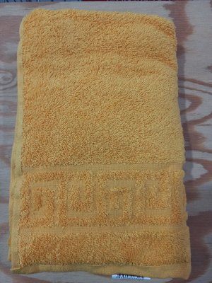 Махровое полотенце 50*90 см хлопок Спелый банан