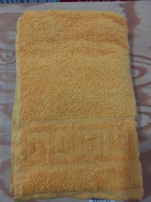 Махровое полотенце 50*90 см хлопок Спелый банан