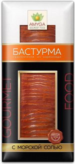 Бастурма сыровяленая из карбонада 100гр Амига