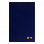Ежедневник датир 2023г А5 168л б/вин Синий