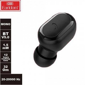 Беспроводная мини гарнитура наушник Earldom ET-BH51, Bluetooth, черный