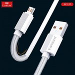 Кабель зарядный Earldom Quick Charge 3A USB на Type C или iOS Lightning зарядный кабель