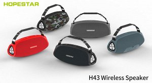 Портативная беспроводная колонка Hopestar H43 портативная колонка (Bluetooth, TWS, MP3, AUX, Mic)