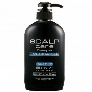 Шампунь для мужчин "Scalp Care" лечебный Kumano CosmeStation для кожи головы 600мл, пл/бут, 1/16