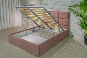 Кровать Амелия 1,4 (с металлическим основанием и подъемным механизмом)