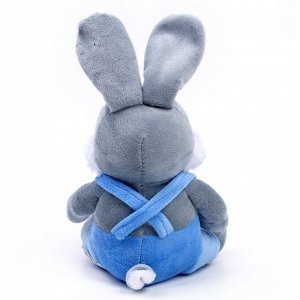 Мягкая игрушка «Кролик в комбинезоне»,15 см
