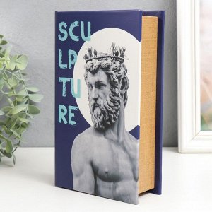 Сейф-книга дерево кожзам "Скульптура Зевса" 21х13х5 см