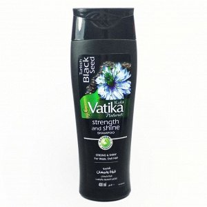 Dabur Vatika Naturals Turkish Black Seed Strength And Shine Shampoo 400ml / Шампунь Сила и Сияние для Волос Турецкий Черный Тмин