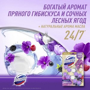 NEW ! Domestos Aroma Lux Duo арома-блок для очищения унитаза Сказочный аромат, блокировка неприятного запаха 2 х 50 гр