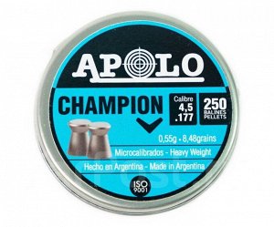 Пуля пневм. APOLO "Champion", для винт., 4.5 0,55 гр. (250 шт.)