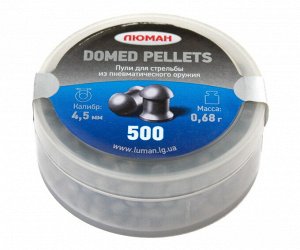 Пуля пневм. "Domed pellets", 0,68 г. 4,5 мм. (500 шт.) (36 в упаковке)