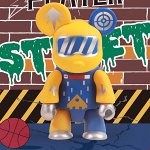 Bearbrick • Уличный игрок - Дизайнерские коллекционные медведи