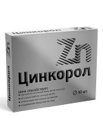 Цинкорол Цинк цитрат ВИТАМИР таб. №30