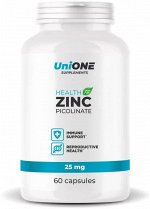 Цинк UniONE Zinc Picolinate 25мг. - 60 капс.